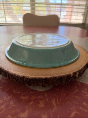 Vintage Pyrex Robins Egg Blue Aqua Pie Pan Dish